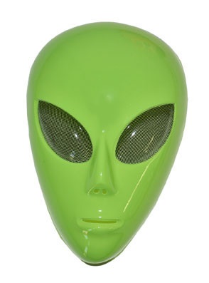 Maschera alieno verde