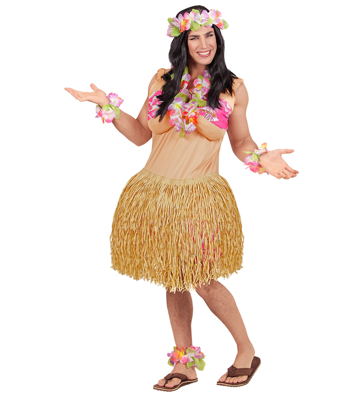 Платье в гавайском стиле