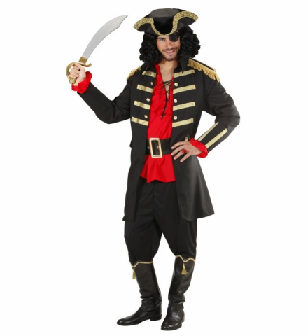 Costume Carnevale Donna Pirata Piratessa Corsara Travestimento Vestito  11286