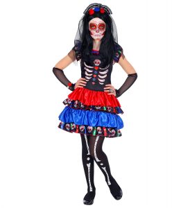 Travestimenti ed accessori Dia de los muertos Carnevale Donna